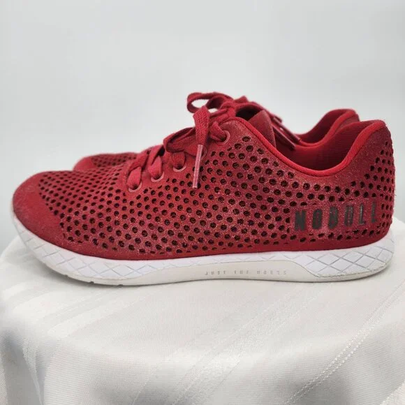 NOBULL PROJECT Red Suede Trainer Crossfit Training Shoes 8.5 - Picture 5 of 12